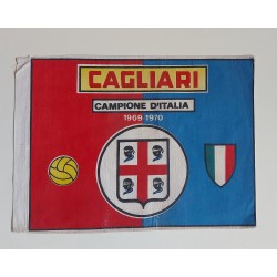 BANDIERINA CAGLIARI CAMPIONE D'ITALIA 1969 - 1970 ORIGINALE